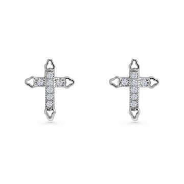 Cross Stud Earrings